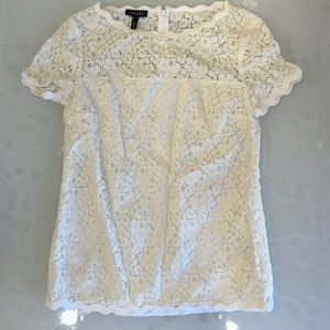 ESCADA Top | Size: 34 EU / 2 US | Ivory Lace
